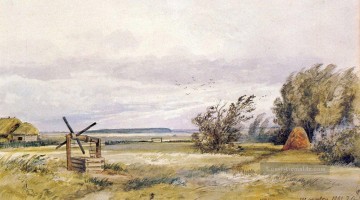 shmelevka windigen Tag 1861 klassische Landschaft Ivan Ivanovich planen Szenen Ölgemälde